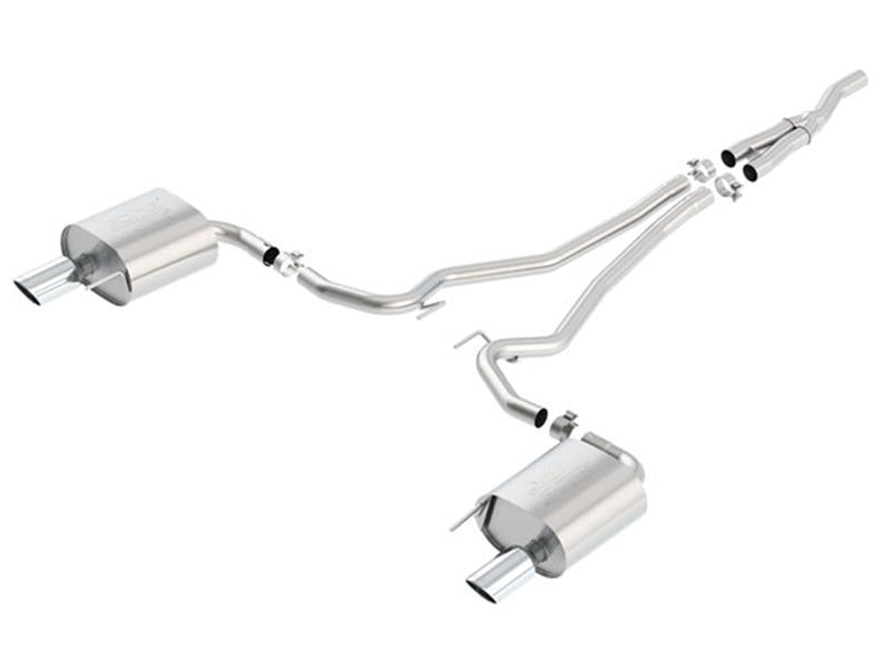 Borla Atak Cat Back 15-17 Ford Mustang 2.3L EcoBoost MT/AT 2.25in pipe 4in tip