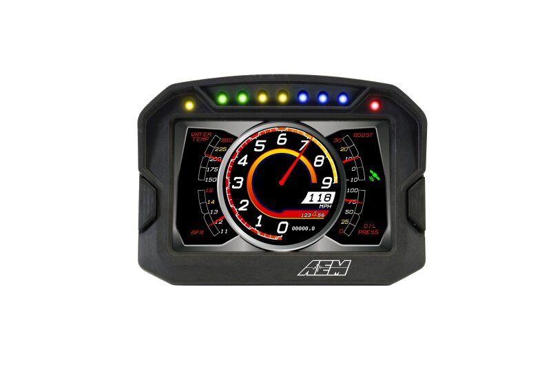 AEM CD-5LG Carbon Logging Digital Dash Display w/ Internal 10Hz GPS & Antenna