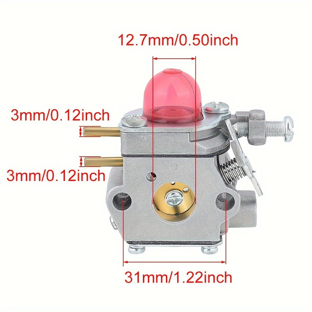 Hipa 753-06190 Carburetor Kit For Bolens BL110 Walbro WT-973 Trimmer Tiller MTD M2510 M2500 BL110 BL160 H2500 Gas String Trimmer