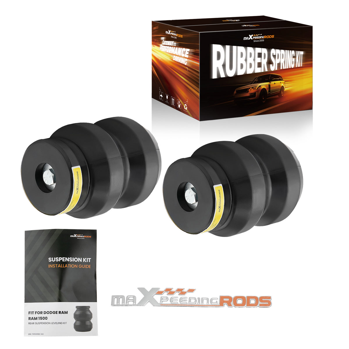 Rear Enhanced Suspension System compatible For DODGE RAM 1500 2WD 4WD CREW CAB 2009-2023