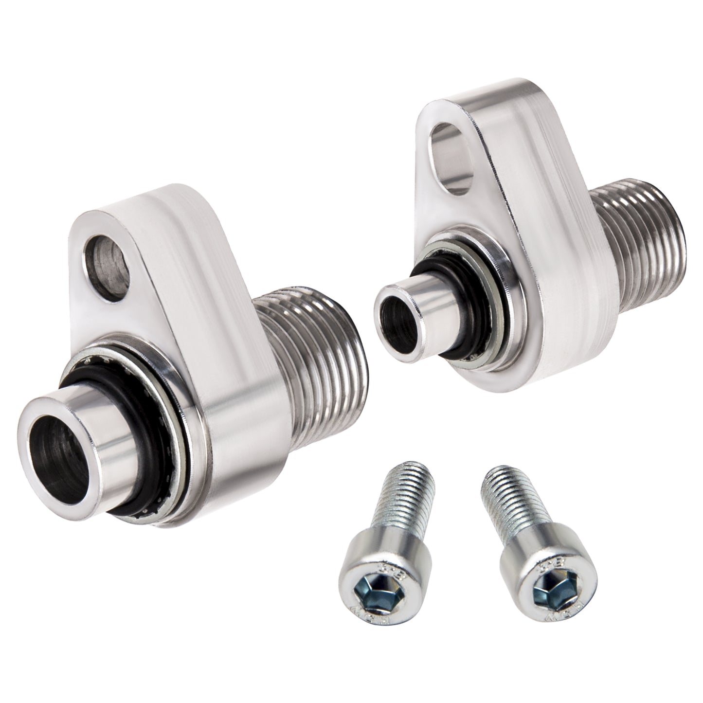 A/C compatible for AC Compressor Connector Fittings Set compatible for LS Engine Swap for 451-1106
