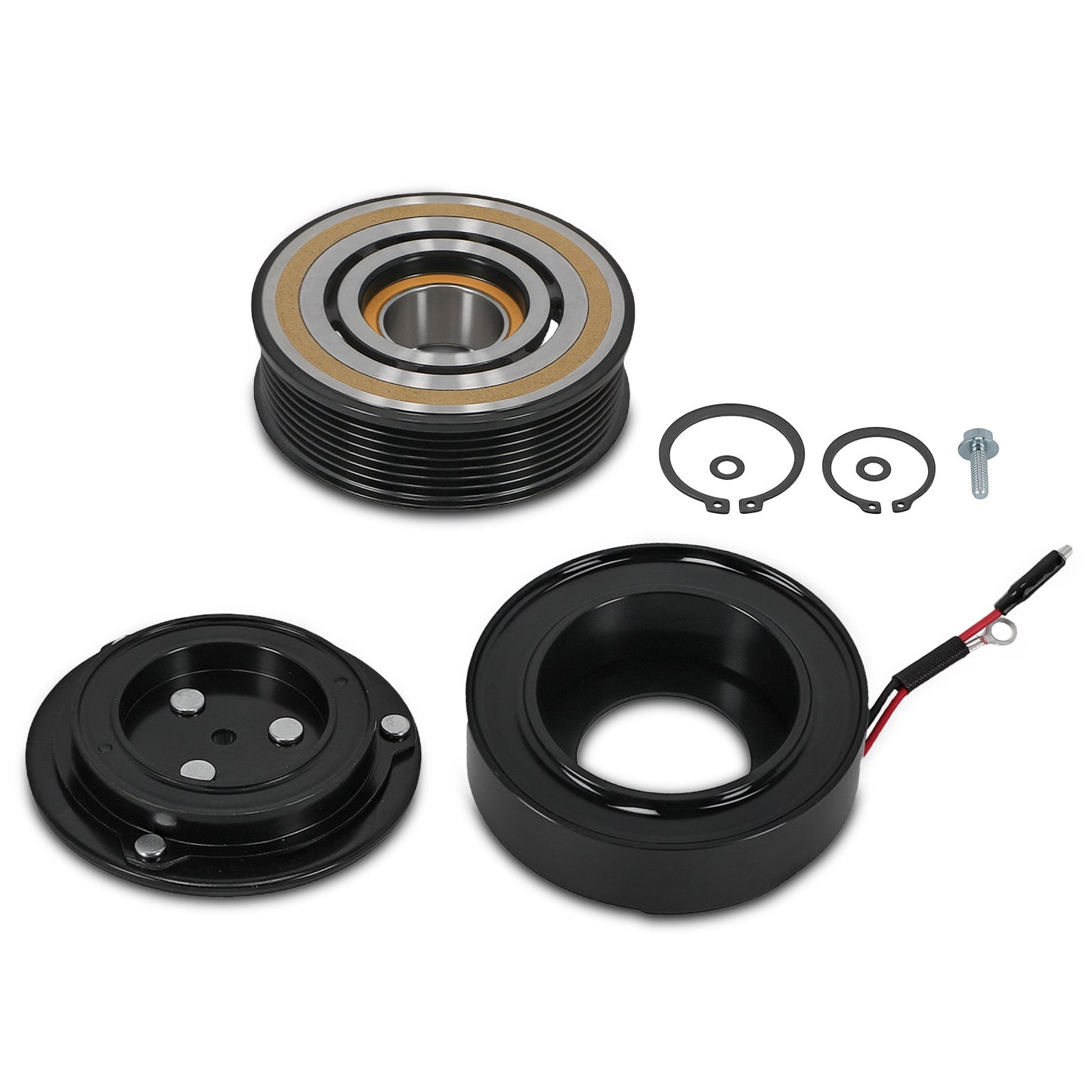 Air Conditioner compatible For AC Compressor Clutch Kit Compatible For Toyota Tacoma 2005-2015