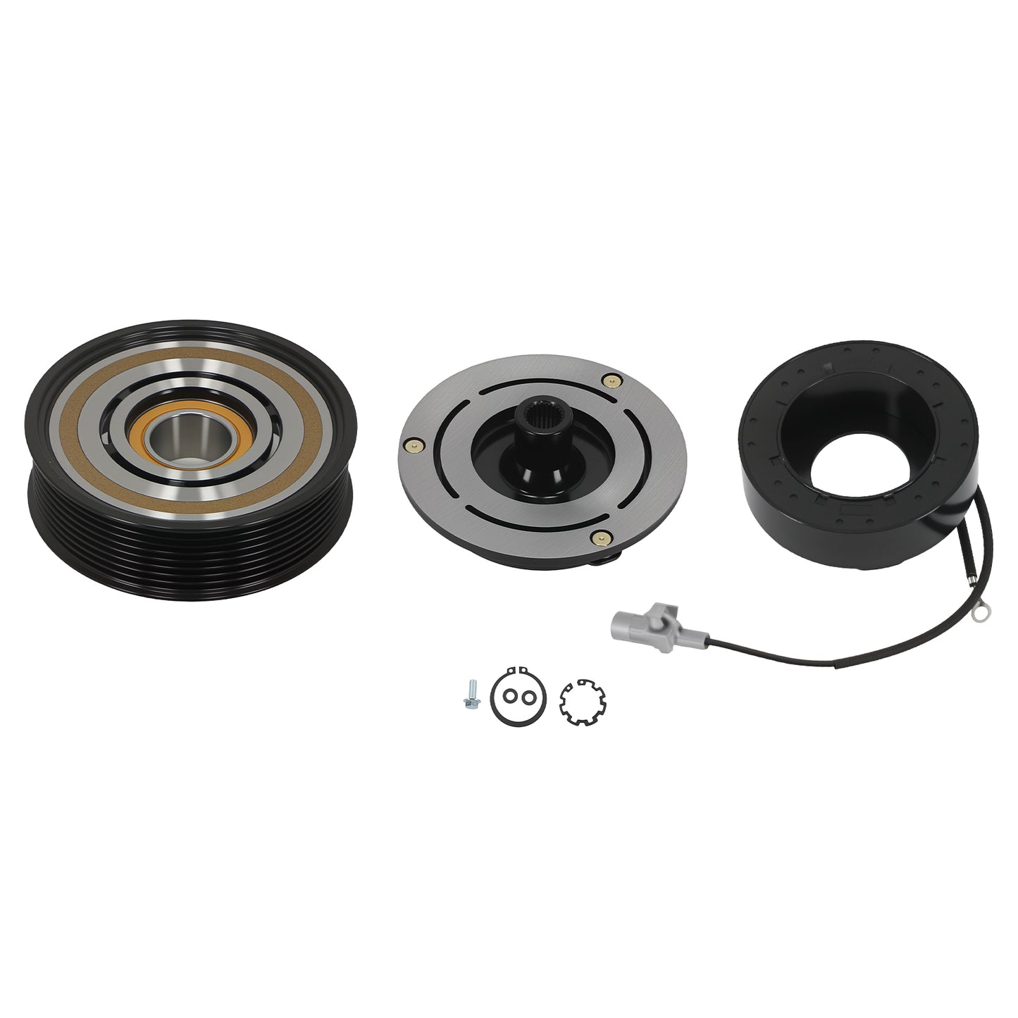 Compatible For AC Compressor Clutch Kit compatible For Toyota Tundra 2010-2014 V8 4.6L 883200C130 12V