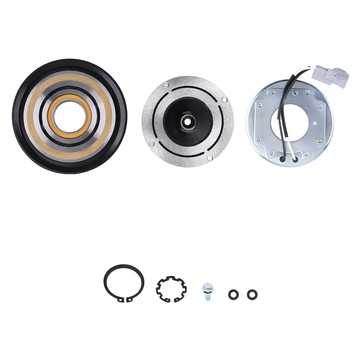 A/C compatible For AC Compressor Clutch Assembly Kit compatible For Ram 1500 Classic V6 3.6L 2014-2019