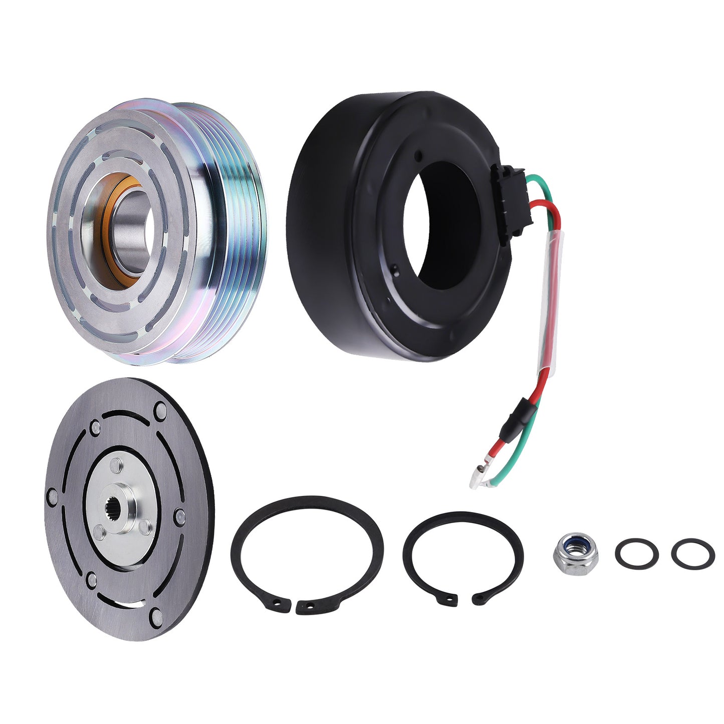 A/C Clutch compatible For Honda CR-Z 1.5L ALL MODELS 2011 2012 2013 2014 2015 2016 TRSE07