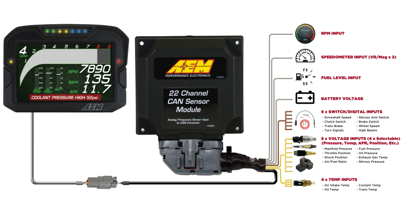 AEM 22 Channel CAN Expander Module