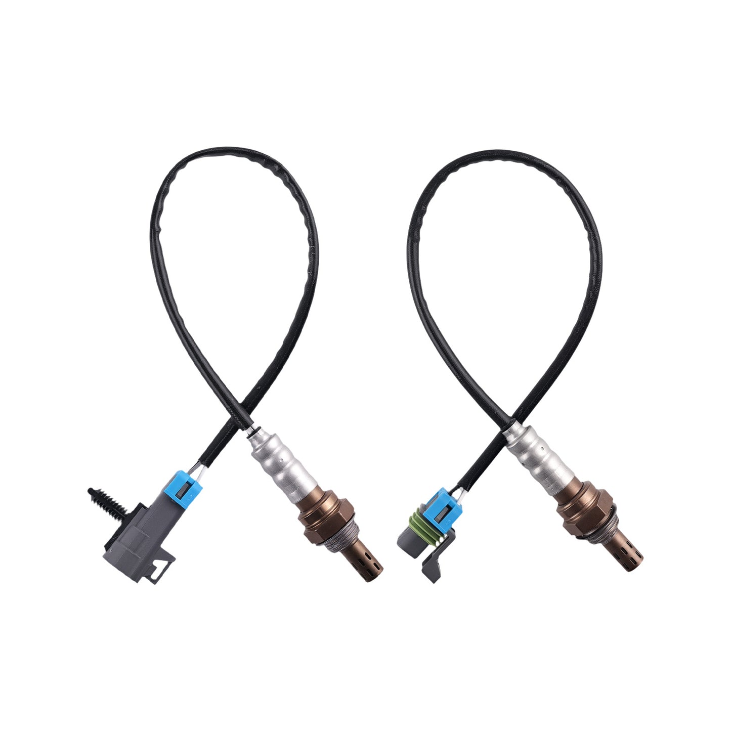 Set of 2 O2 Sensors Up+Down compatible For Isuzu Ascender/Compatible For Saab 9-7X 4.2L L6 07-09 234-4331