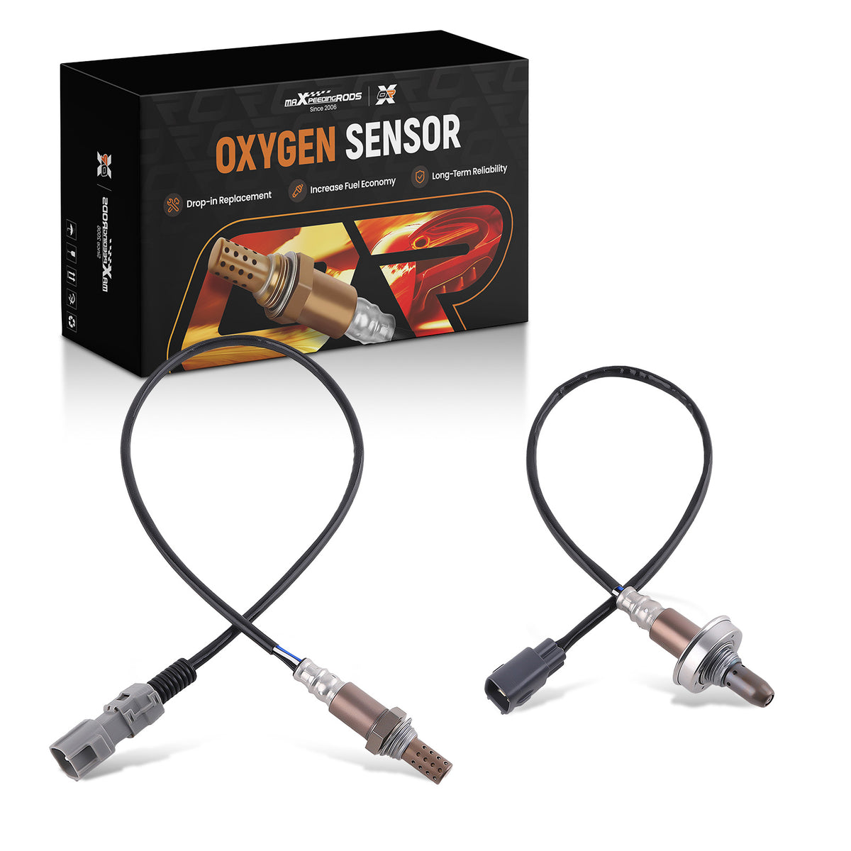 2x UpDownstream O2 Oxygen Sensors compatible For Toyota Prius 1.8L 2010-2015 234-4400