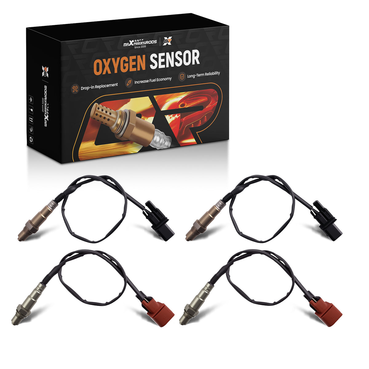 4PC Oxygen O2 Sensor Upstream Downstream compatible For Porsche Cayenne 3.2L 04-2006 234480
