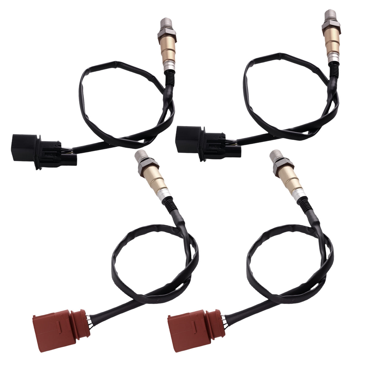 4PC Oxygen O2 Sensor Upstream Downstream compatible For Porsche Cayenne 3.2L 04-2006 234480