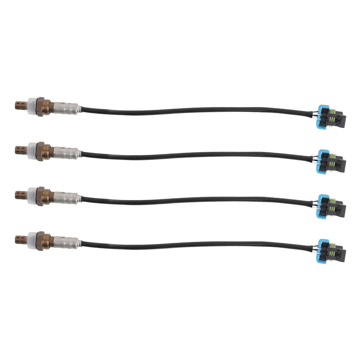 4PCS Up+Down Oxygen Sensor For 2009-2010 compatible For Saturn Outlook V6 3.6L XE XR 250-24649