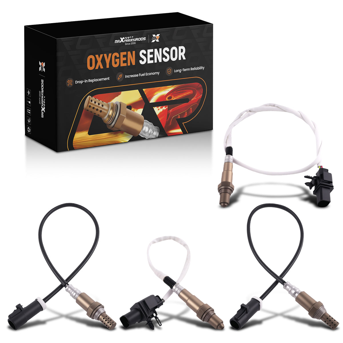 Set of 4 O2 Sensors compatible For Ford F-150 4.6L/5.4L/6.2L 2009-2010 234-5108 234-5113