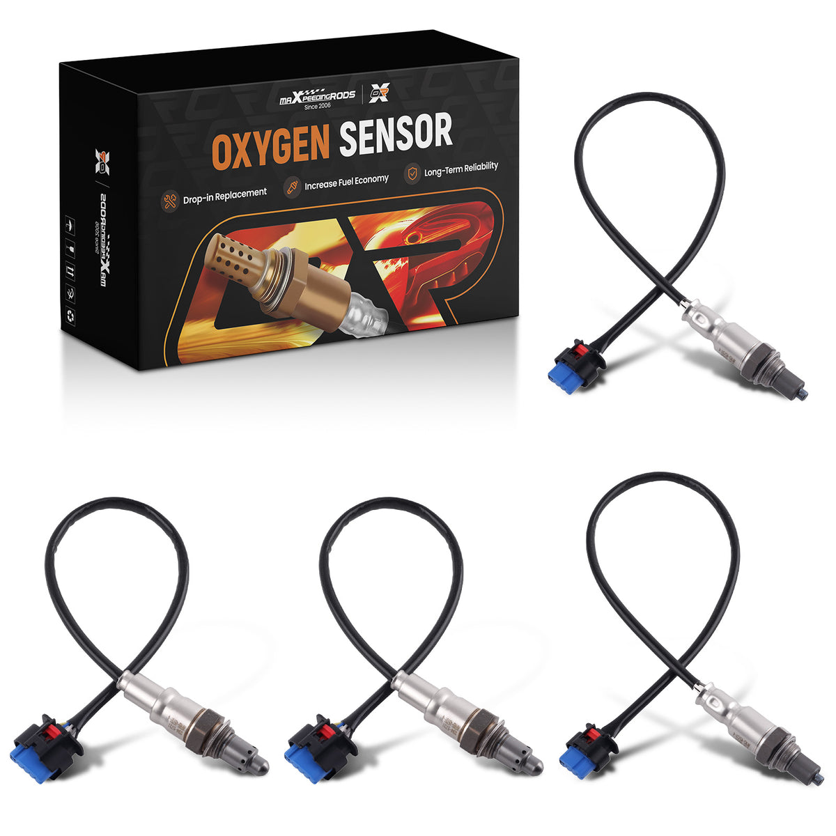 Set of 4 O2 Sensors Up Down compatible For Ford F-150 5.0L 2018-2020  234-5731 234-5732