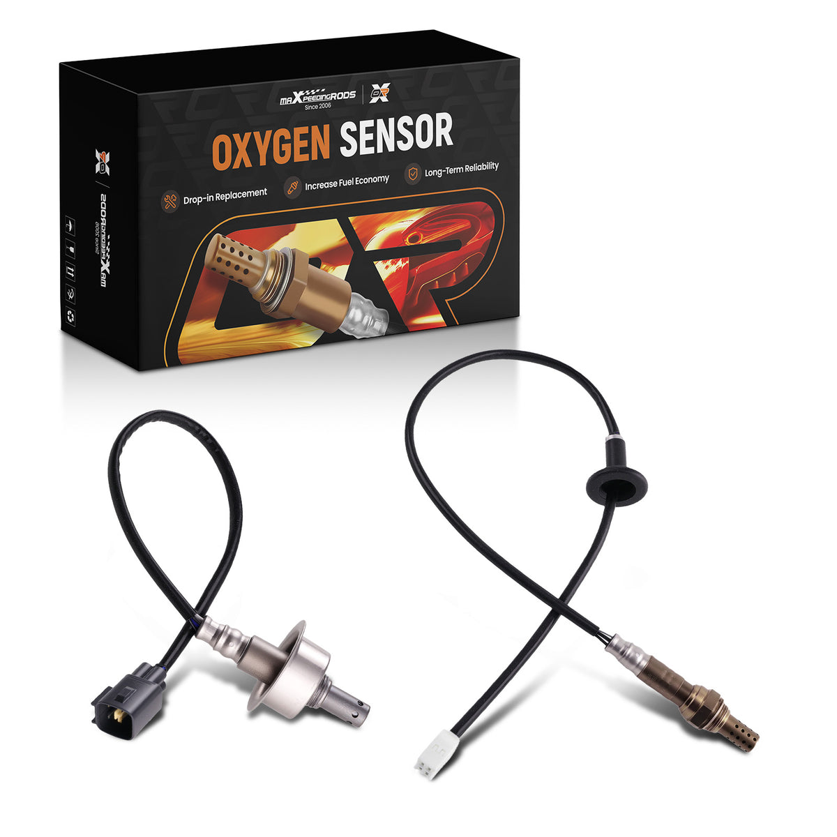 Set of 2 O2 Sensors UpDown compatible For Pontiac Vibe 1.8L 2005-2008 234-9052 234-4233