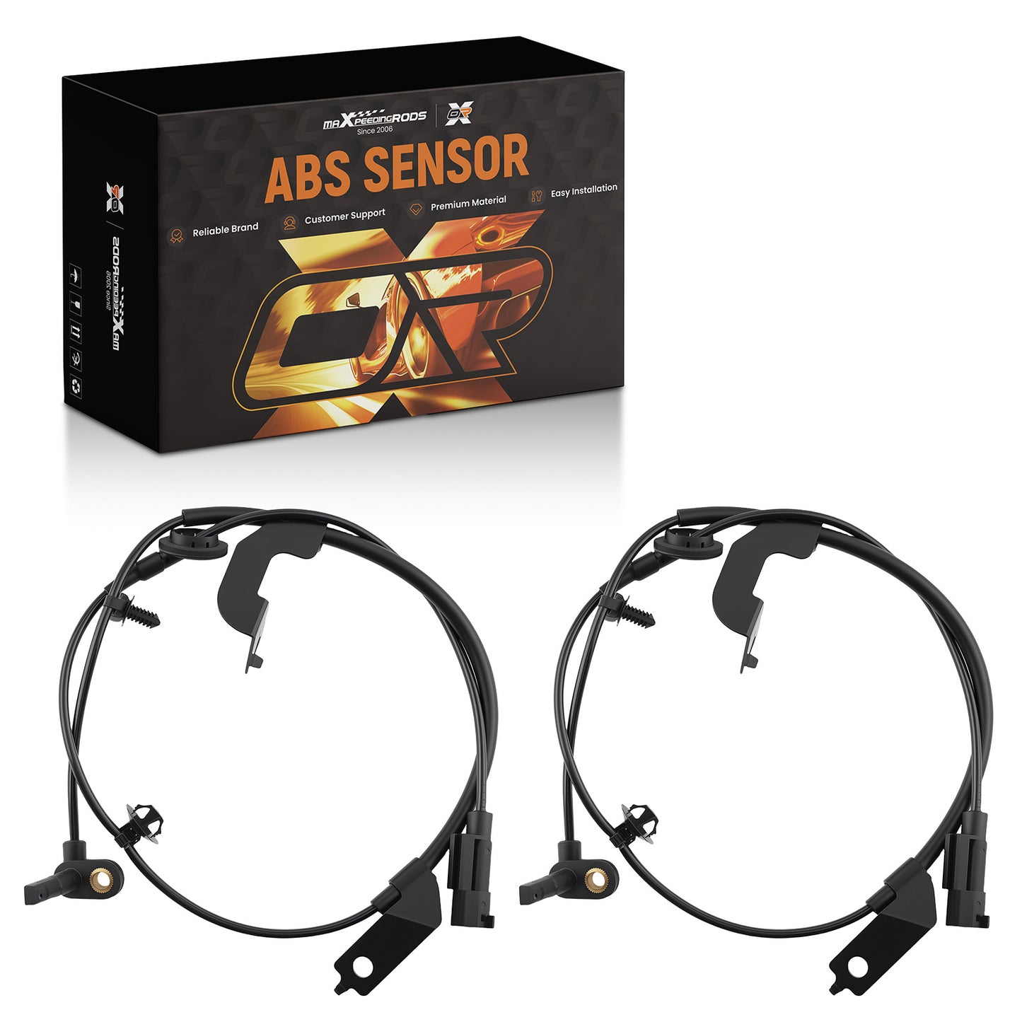 2 Abs Wheel Speed Sensor Front LeftRight compatible For Chrysler 200/ Sebring 2007-2014