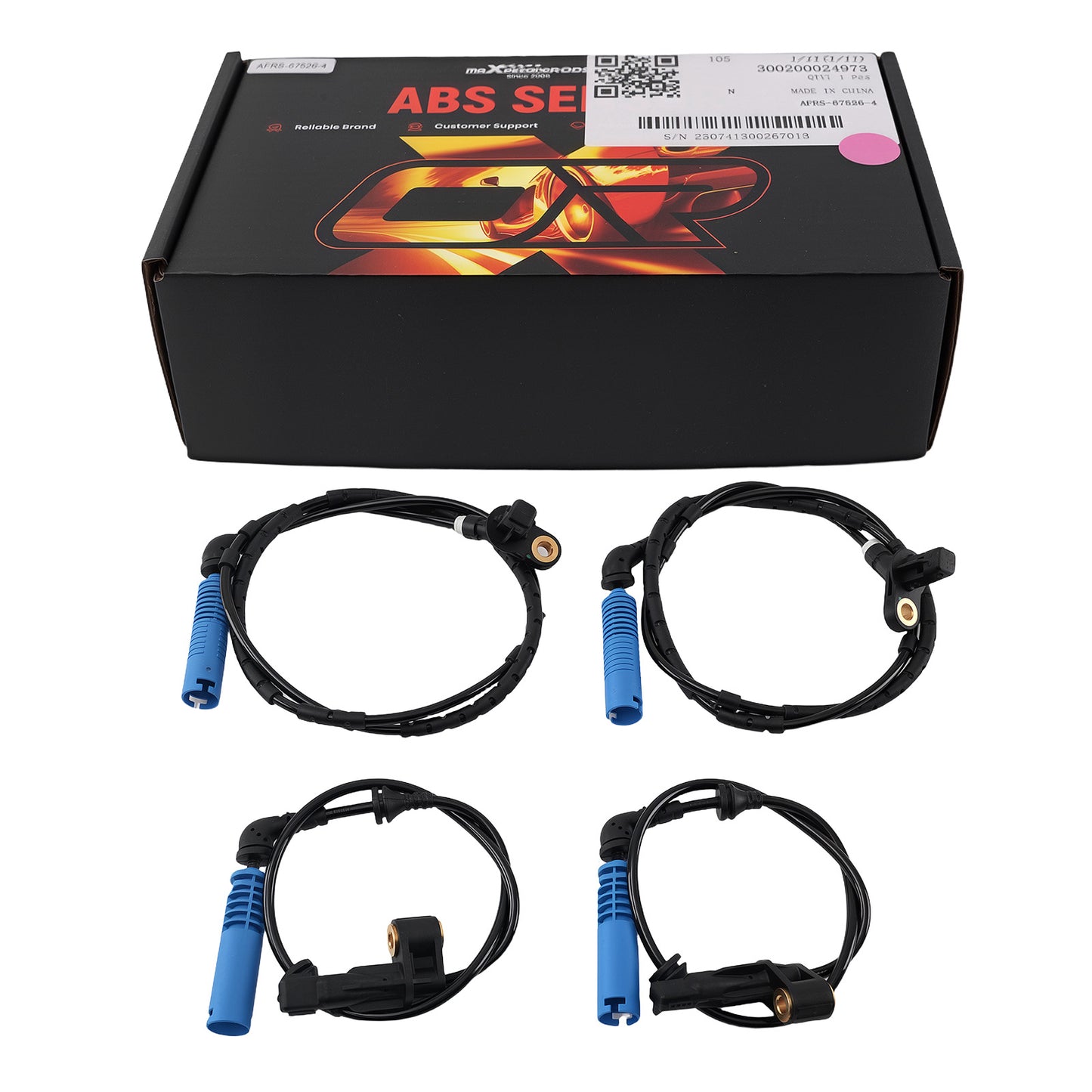 4X ABS Wheel Speed Sensor Front compatible For BMW 325CI 325I 3.0330CI 2001-2006 ALS464