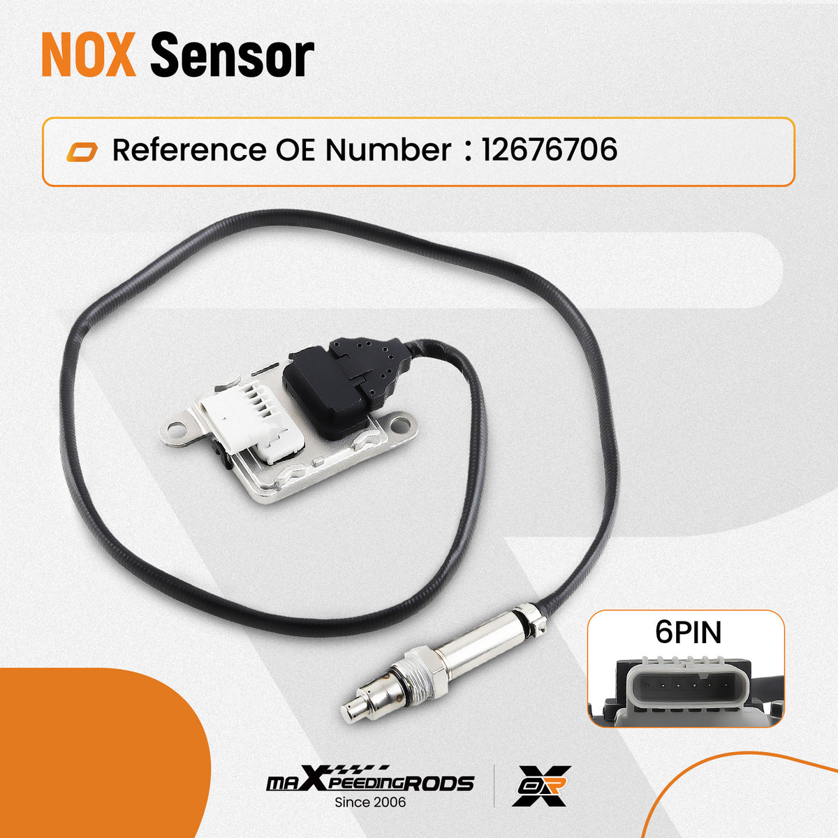 Nox Sensor compatible For Chevrolet Silverado 2500 6.6L DIESEL 2019 compatible For Sierra 2500 6.6L