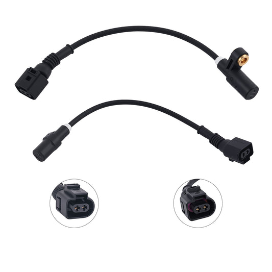2PC ABS Wheel Speed Sensor Rear compatible for Skoda Octavia I 1U5 Combi 4x4 1999-2006