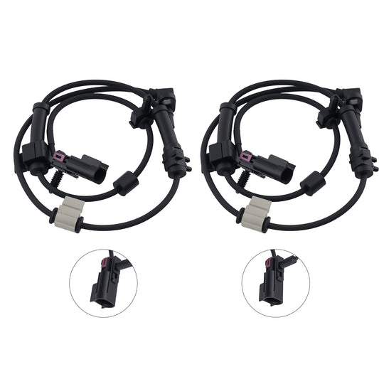 ABS Wheel Sensor Front compatible for Buick Rainier/Compatible for GMC Envoy/Compatible for Saab 9-7x 15158254 970282
