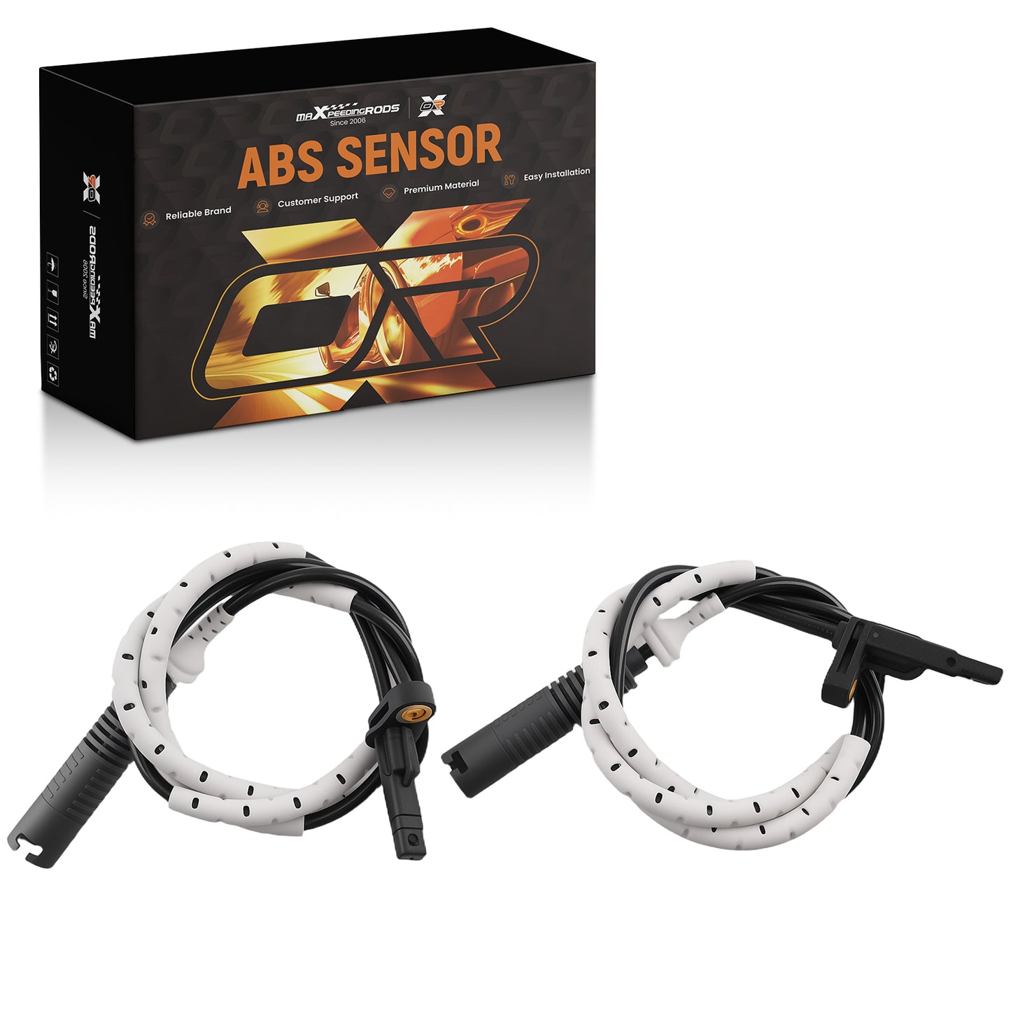 2x ABS Wheel Speed Sensor Rear compatible for BMW 1 3 Series E81 E87 E90 E91 34526785022