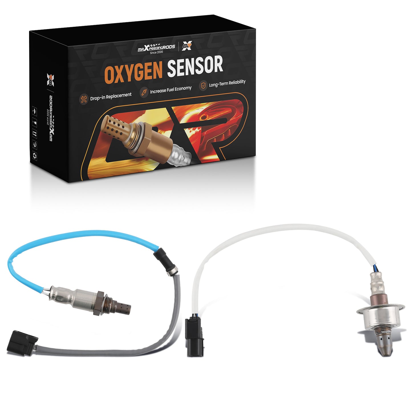 2Pcs Upper+Lower Oxygen O2 Sensor compatible For Honda Accord 2.4L L4 2013-2017 234-9131