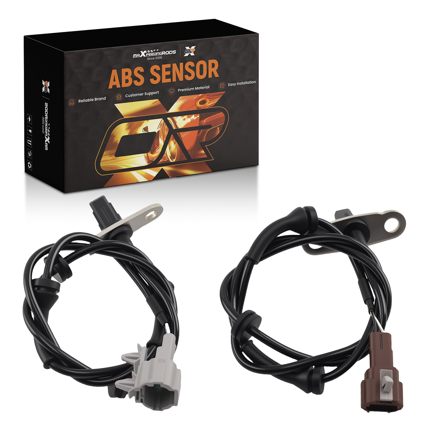 2pcs ABS Wheel Speed Sensor Rear compatible for Nissan Frontier 05-13 47901EA005 5S12278