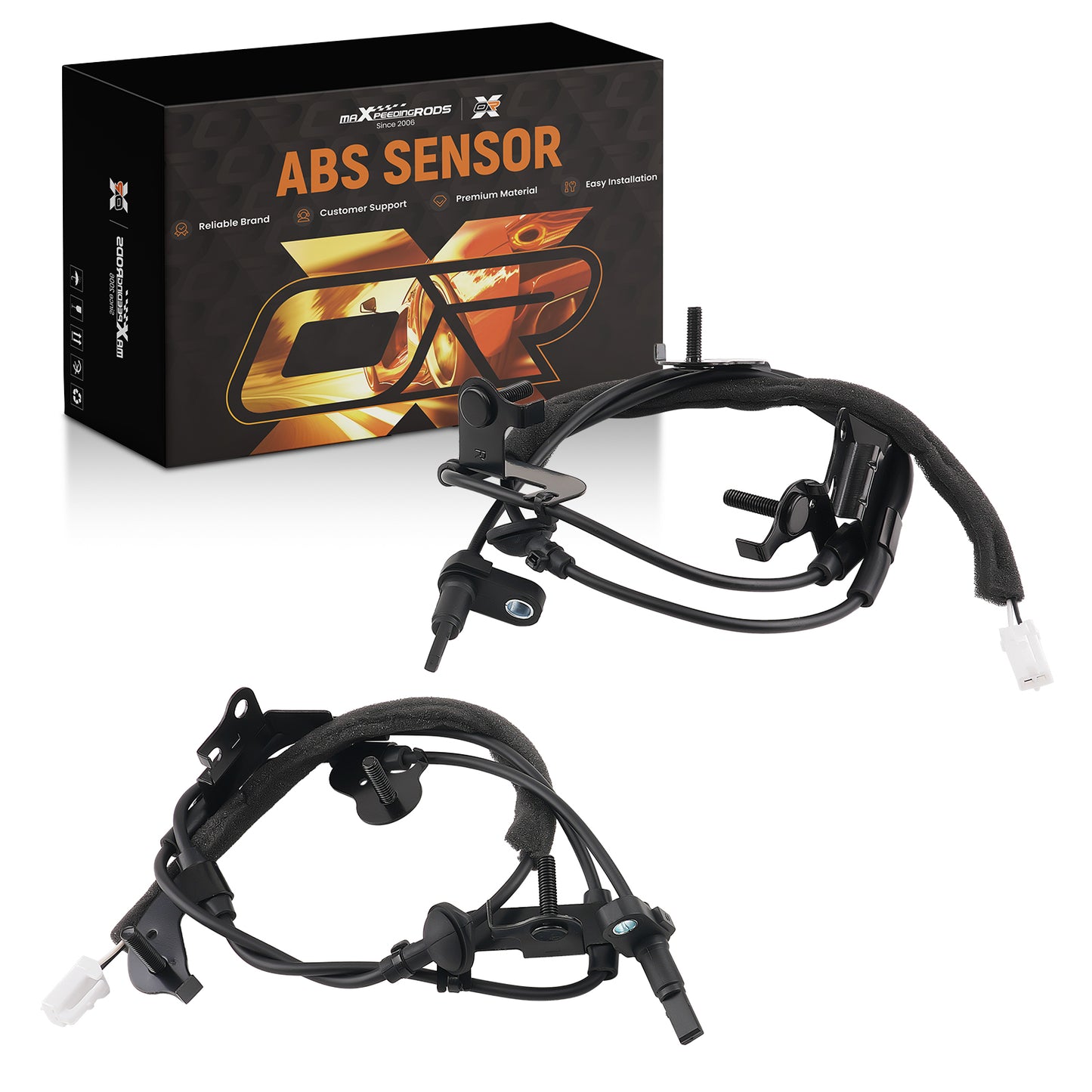 2PCS ABS Speed Sensor compatible for Toyota RAV4 2006-2014 4WD Rear Left Right 8954542040
