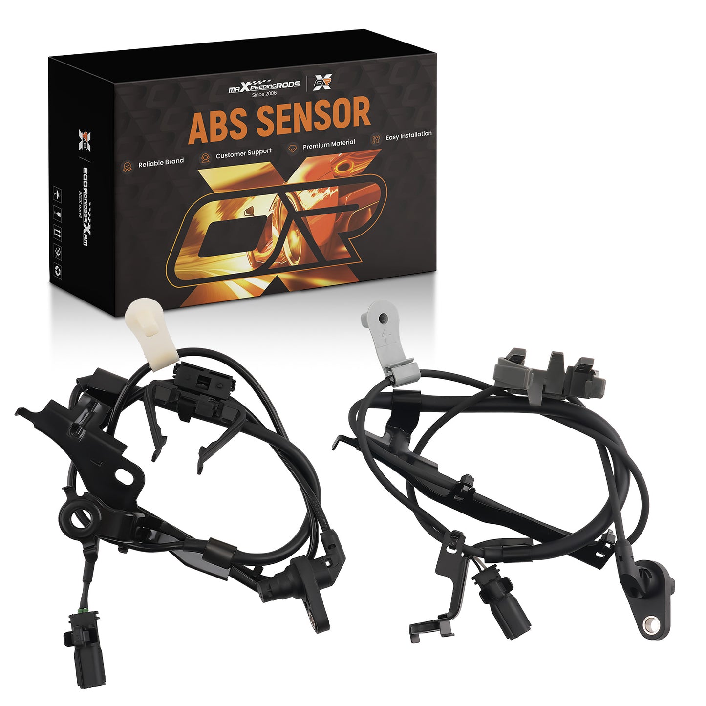 2Pcs ABS Speed Sensor compatible for Lexus RX350/RX450H 2010-2015 compatible for Toyota Highlander 08-18