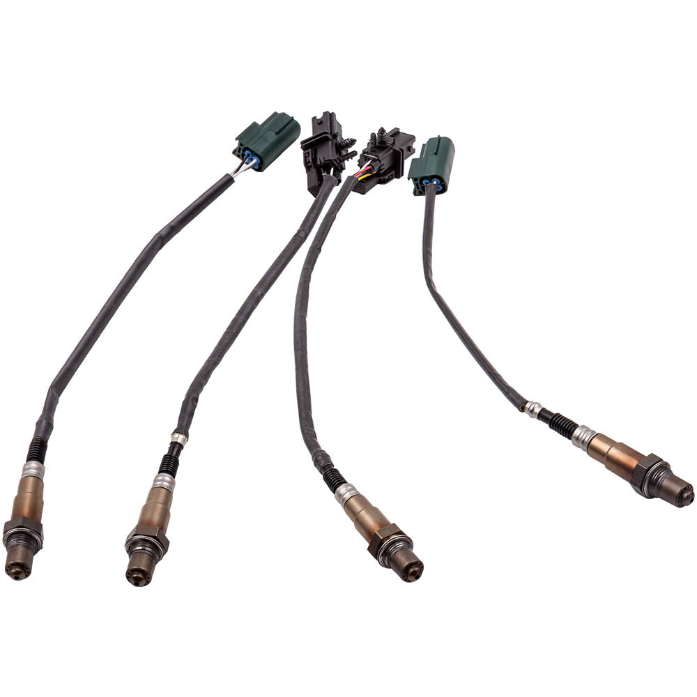 Compatible For Nissan Titan compatible For V8-5.6 2004-2006 4 Pcs O2 Air Fuel Ratio Oxygen Sensors