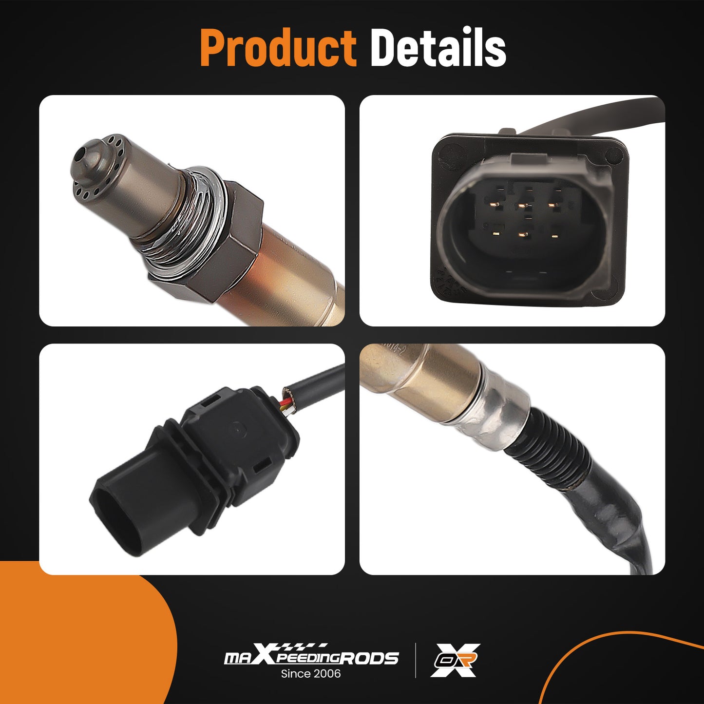 Set Upper+lower Oxygen Sensor compatible For Volkswagen Jetta L5-2.5 2007-2005 234-4754