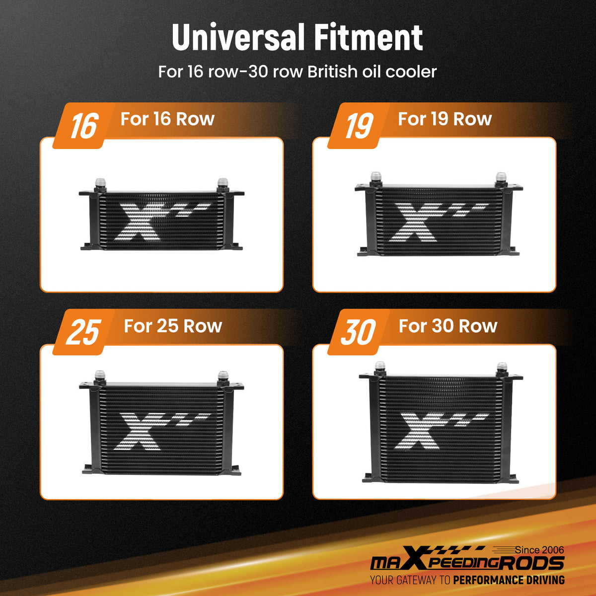 Transmission Oil Cooler Air Guide Kit Universal 16-30 Row Heat Shield Guard