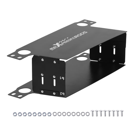 Oil Cooler Air Guide Shield Kit Black for 7-13 Row Cooling System Universal