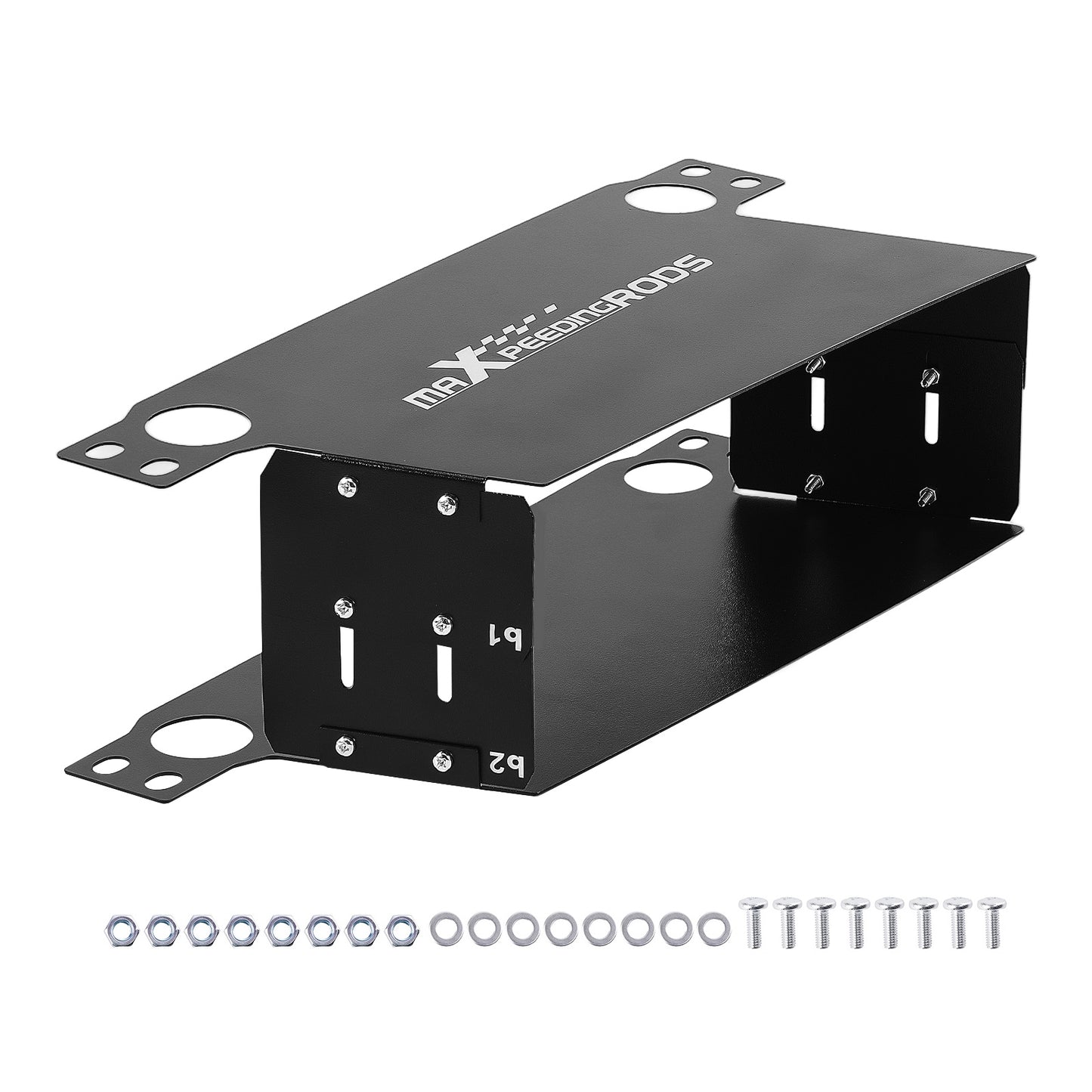 Oil Cooler Air Guide Shield Kit Black for 7-13 Row Cooling System Universal