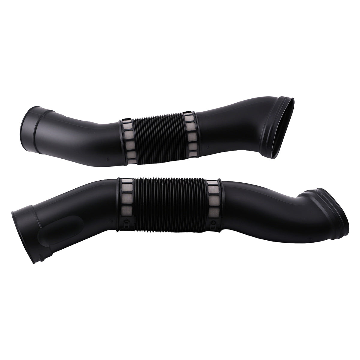 Air Duct Assembly Kit compatible For Mercedes S430 S500 2000-06 1130942682 Black L+R
