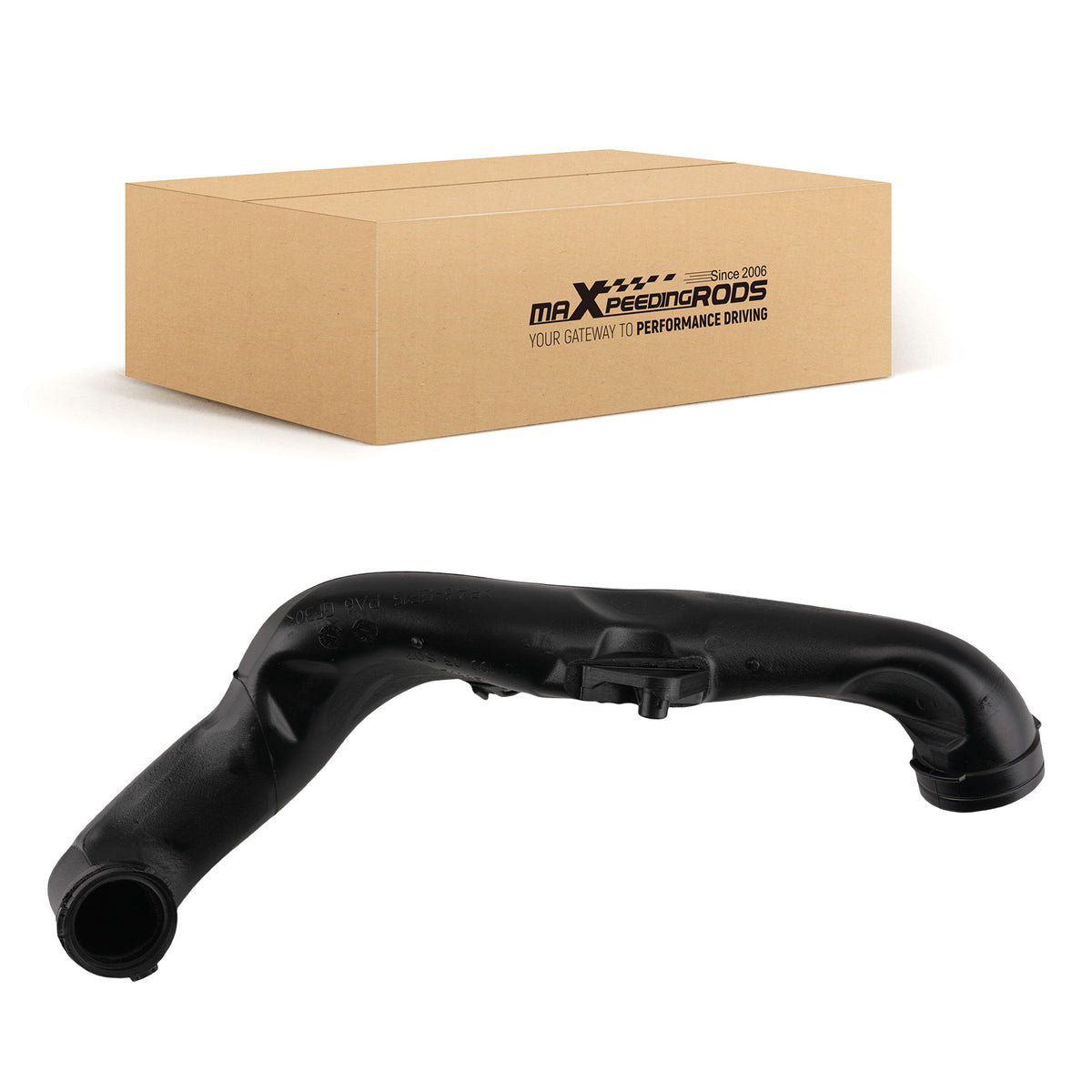 Engine Air Inlet Pipe compatible For BMW X6 740i 740Li 2008-2012 13717571348 Black