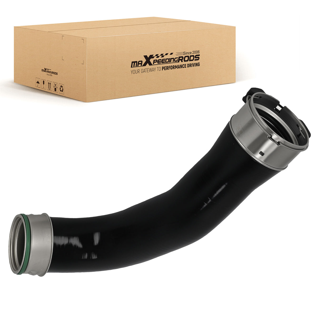 Turbo Intercooler Hose Pipe For MB GL350 ML350 Bluetec A1665280182 Black Right
