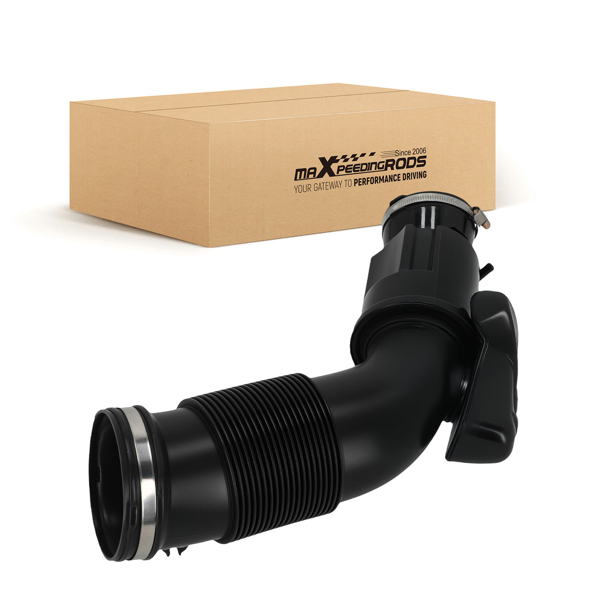 Air Duct Hose compatible For Audi Q7 3.0L Supercharged 2011-2015 06E129629R Black