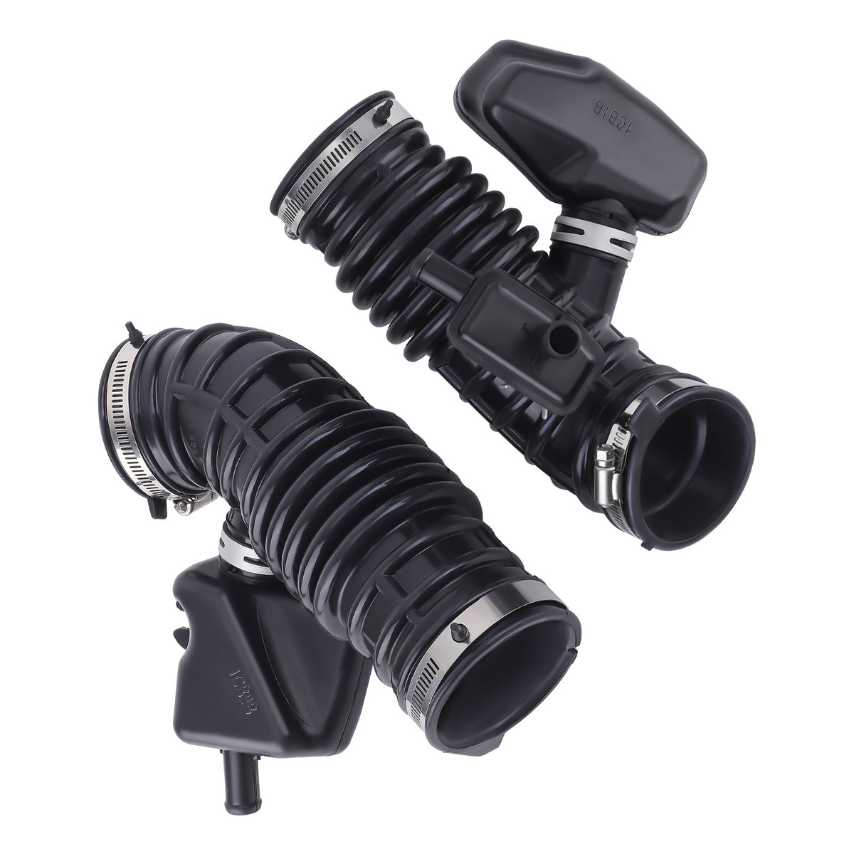 2pc Air Cleaner Intake Hose DriverPassenger Side compatible For Infiniti FX35 2009-2012