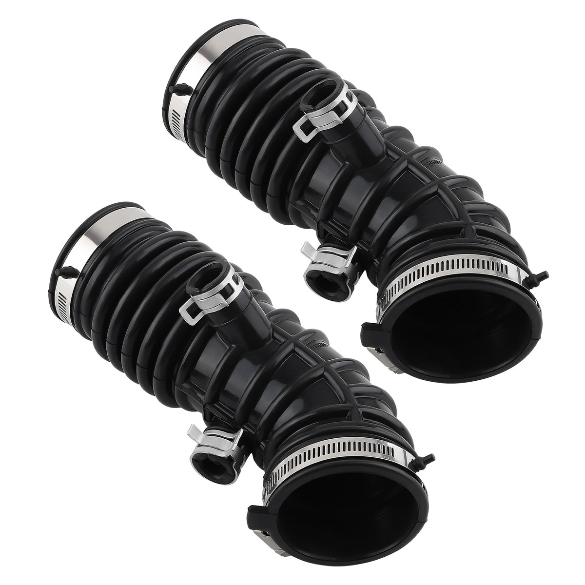 Pair Left+Right Air Mass Intake Hose compatible For Nissan 370Z 09-20 compatible For Infiniti G37 08-13