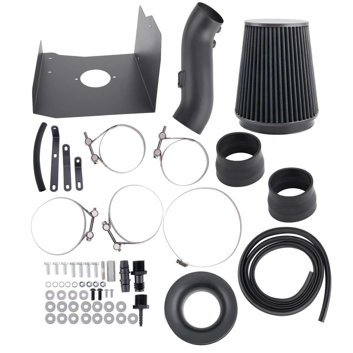 Cold Air Intake Kit compatible For Toyota Tundra 2WD 4WD 2012-2021  5.7L compatible For V8 63-9036 Black