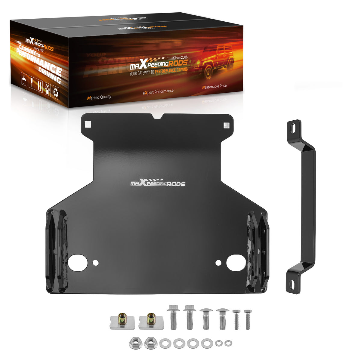 ATV Snow Plow Bracket For Can Am compatible For Renegade Outlander Series Black Steel Assembly