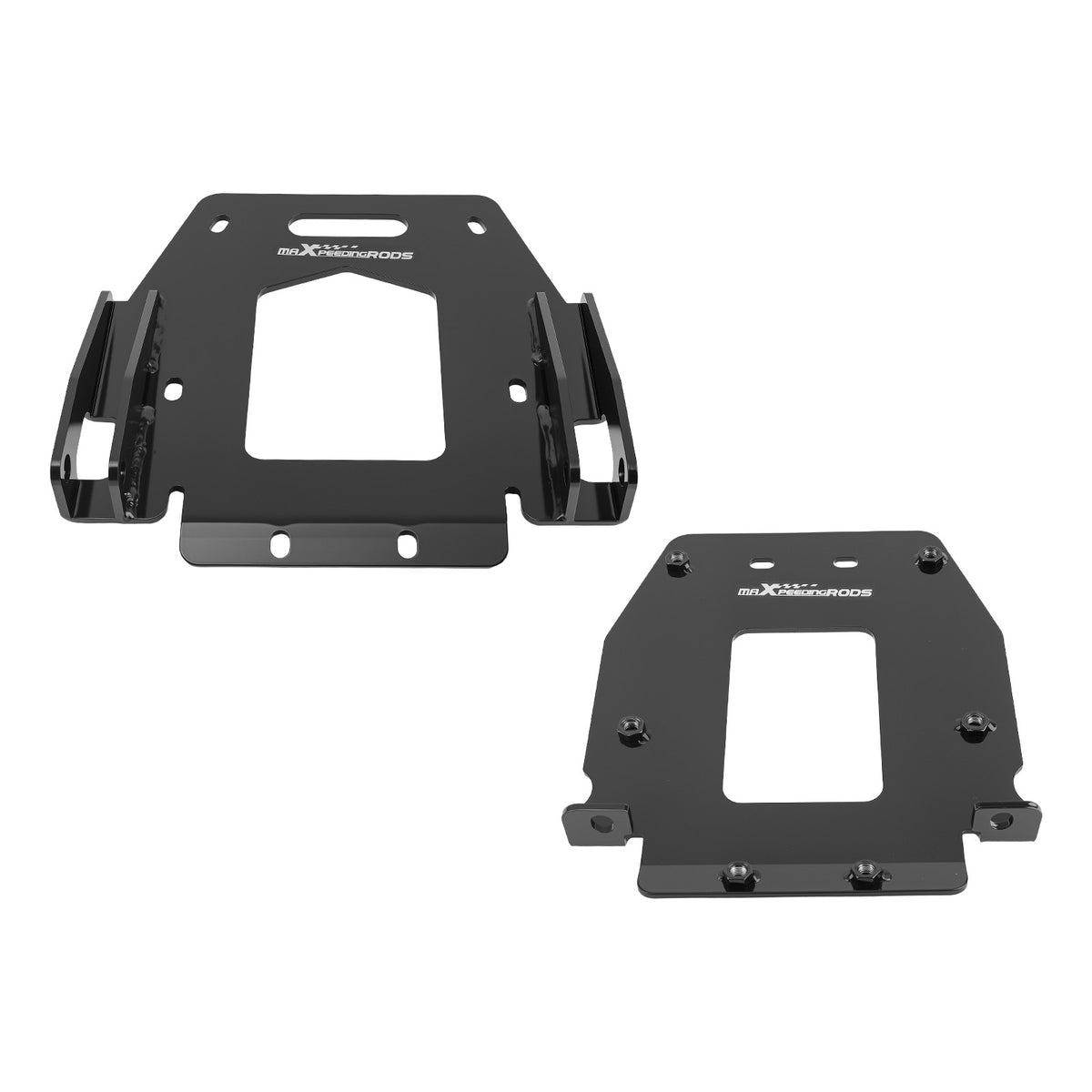 Front Black Steel Mount compatible For Polaris General 1000/General 4 1000 2016-2018