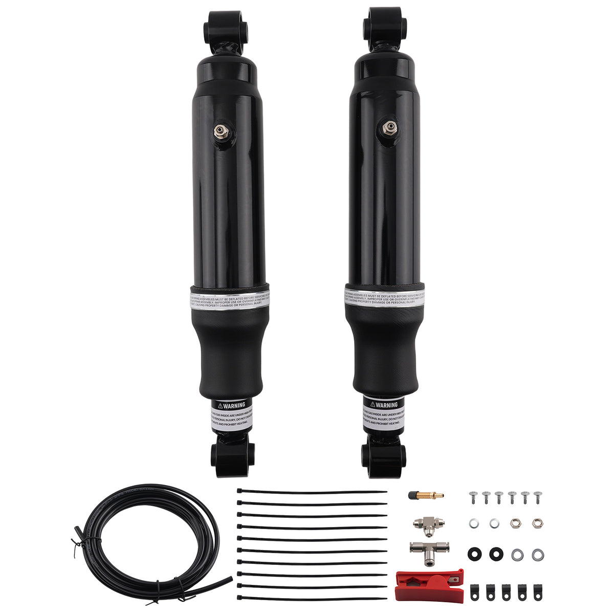 2x Rear L+ R Gas Shock Absorbers compatible For Chevrolet Silverado 1500 LD