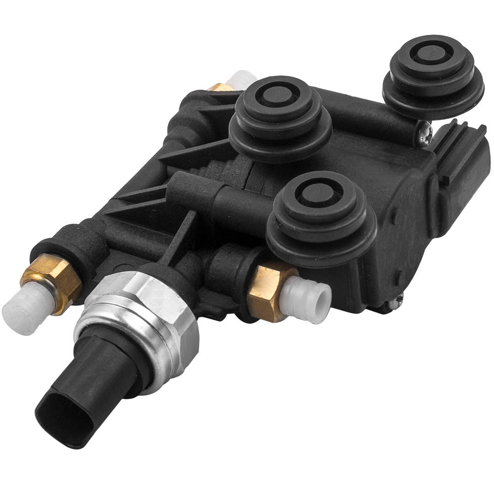2x Front Air Suspension Valve Block compatible For Land Rover Range Rover Discovery LR3 LR4