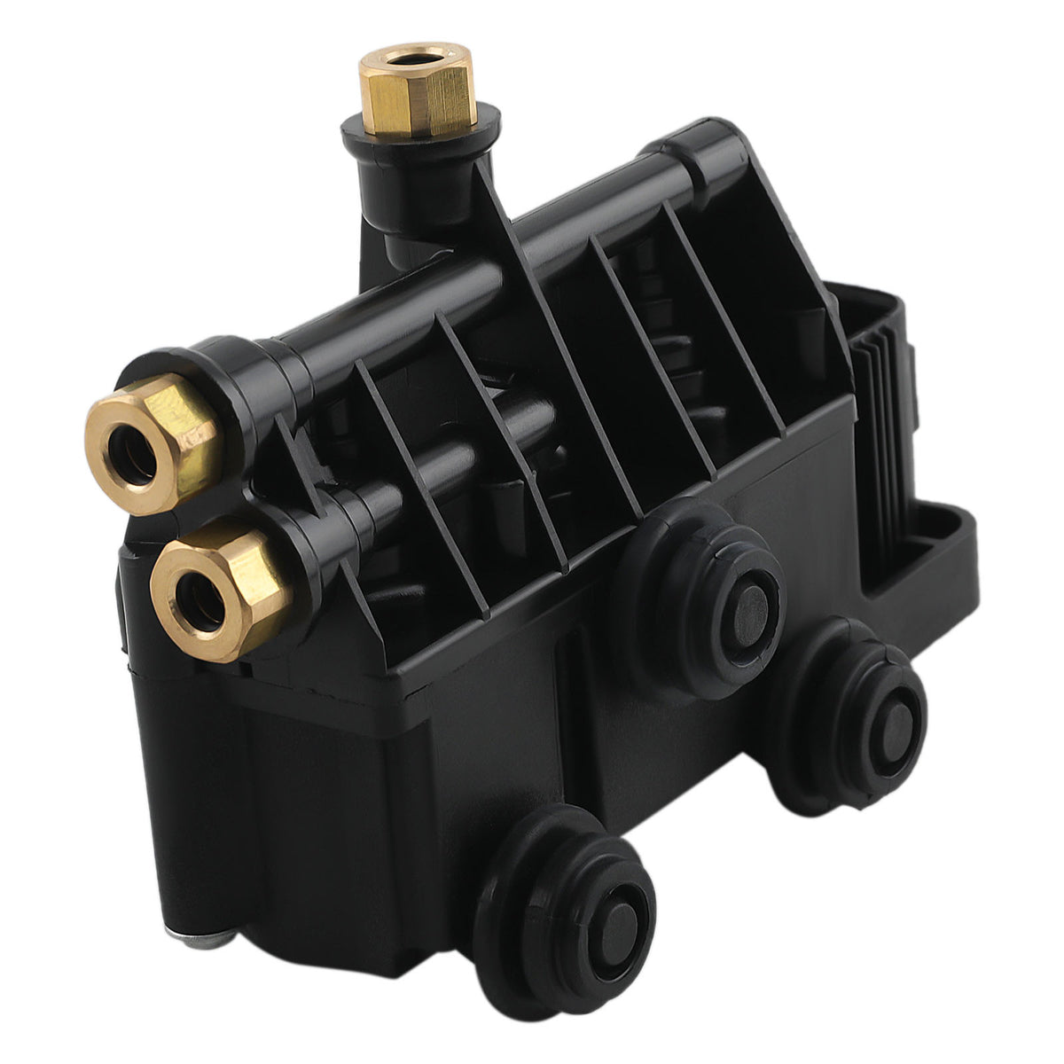 2x Front Air Suspension Valve Block compatible For Land Rover Range Rover Discovery LR3 LR4