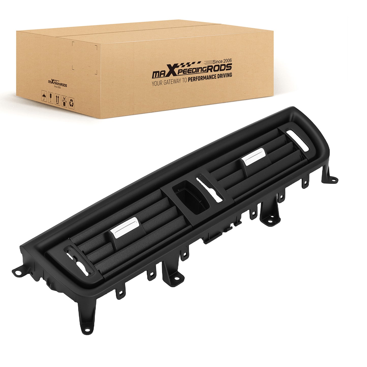 Compatible for AC Air Grille compatible for BMW 520i 520d 523i 525i 528i 2010-2016 64229166885 Black ABS