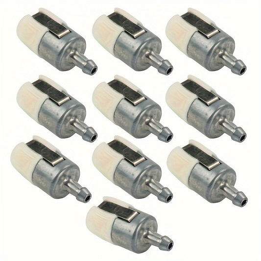 10pcs Premium Gasoline-Powered Trimmer Fuel Gas Filter Kit - 3/16 Line, Compatible with Echo 13120507320 13120530830, High-Flow Replacement Filter for Efficient Engine Performance