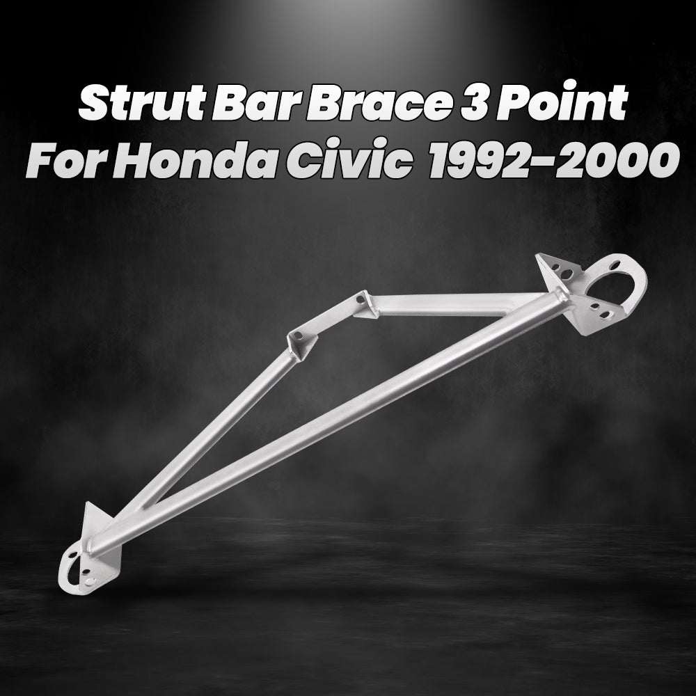 Front Upper Strut Bar Brace compatible For Honda Civic Del Sol EG EK 92-00