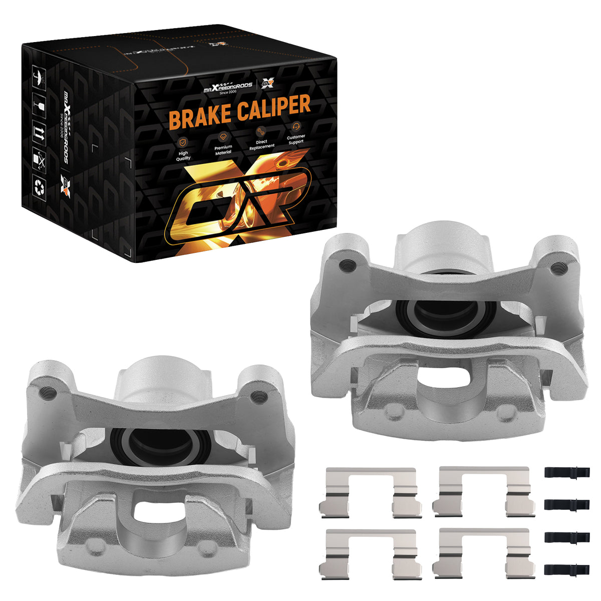 Front Left Right Brake Calipers compatible For Chrysler 200 2015-16/Compatible For Jeep Cherokee KL 14-18