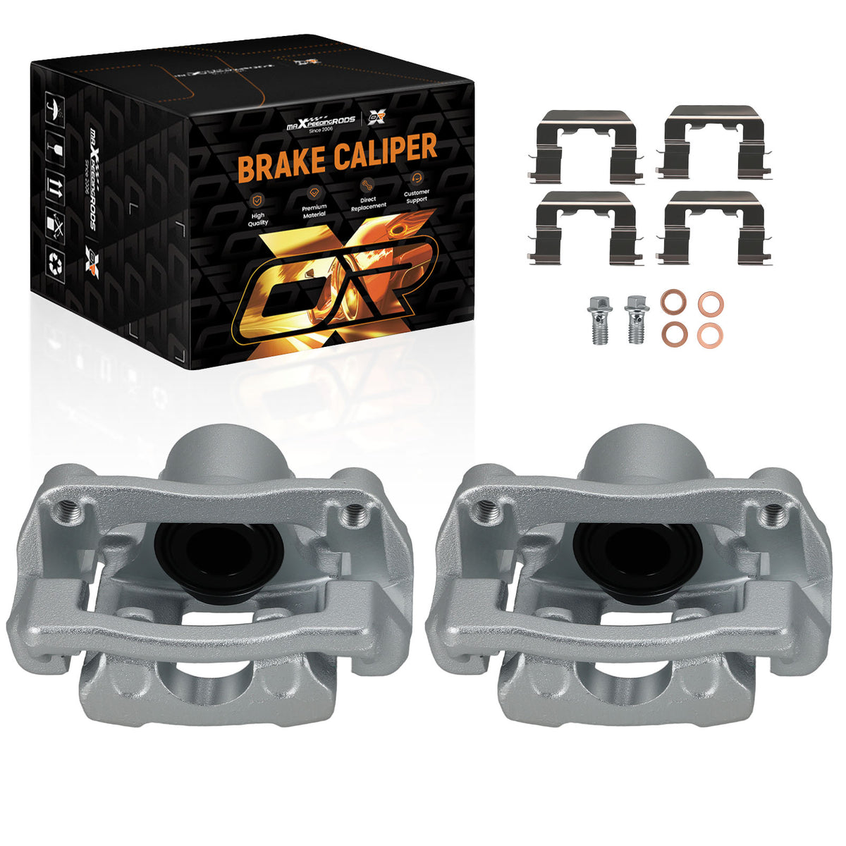 Rear Left Right Brake Calipers Pair compatible For Cadillac ATS 2013-2019/Compatible For CTS 2014-2019